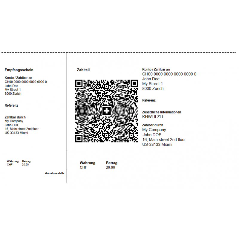 PrestaShop QR Invoice Module - Swiss Standard