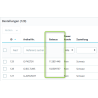 Module Galaxus order number in overview